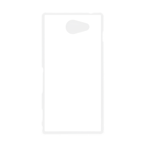 Xperia M2, borde plástico blanco