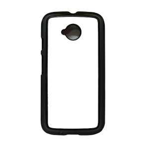 Moto E 2da Gen, borde plástico negro