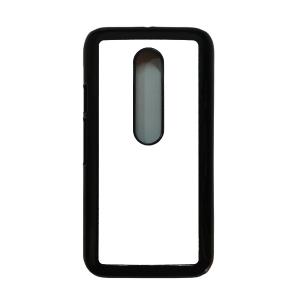 Moto G 3ra Gen, borde plástico negro