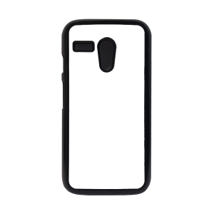 Moto G, borde plástico negro