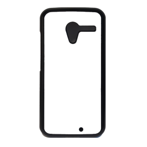 Moto X, borde plástico negro