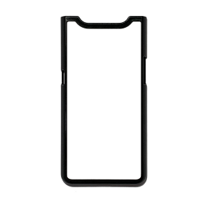 Galaxy A80, borde plástico negro