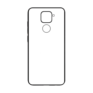 Redmi Note 9, borde antigolpes negro