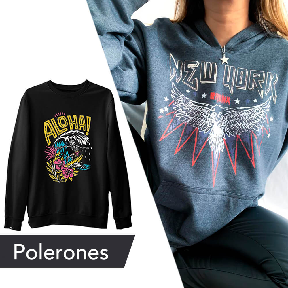 Colecciones de diseño para Poleras