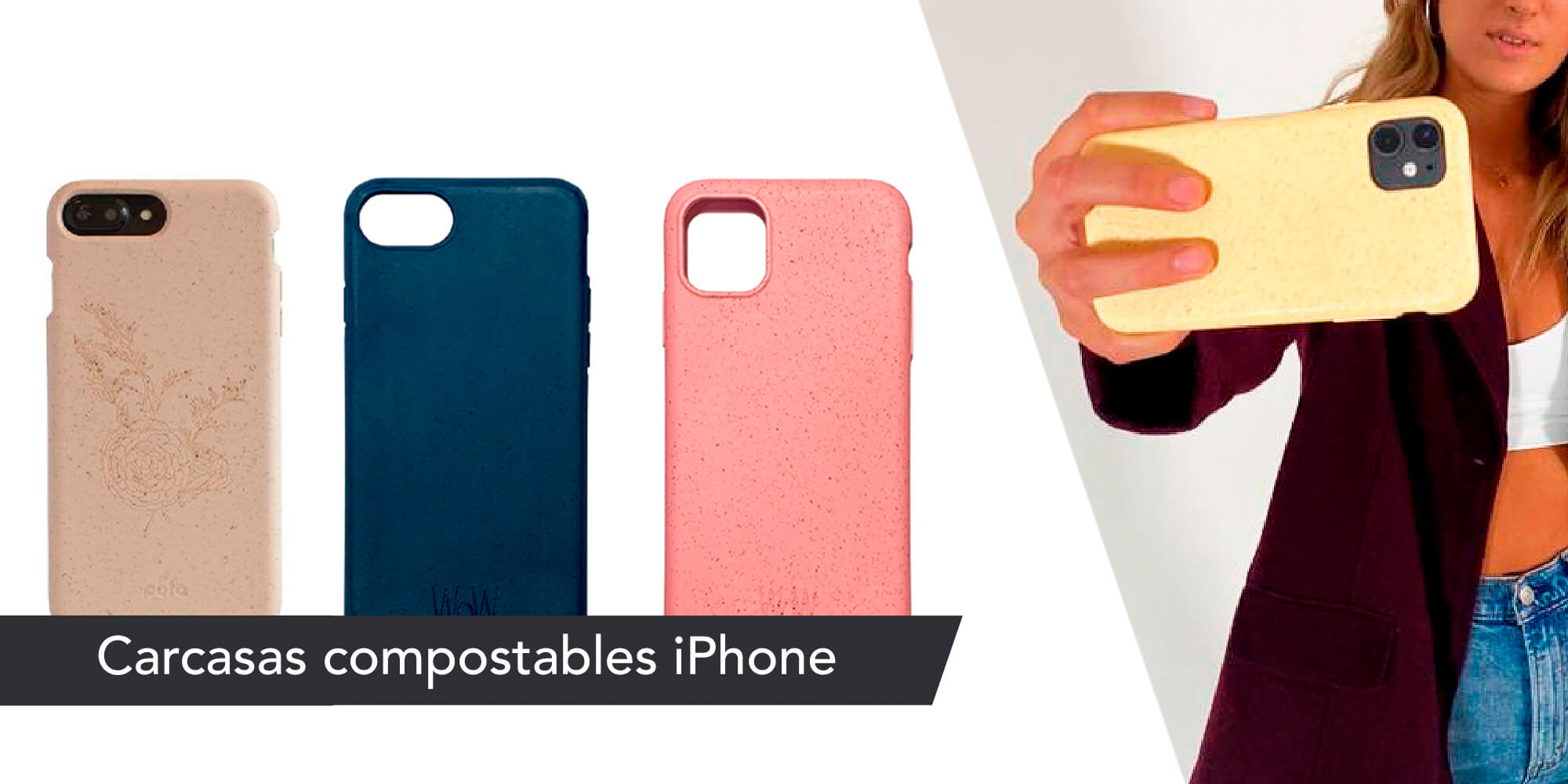 Carcasas compostables para iPhone